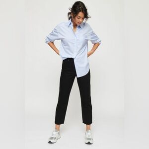 Dynamite Gisele Straight Ultra High Waist Jeans Jet Black